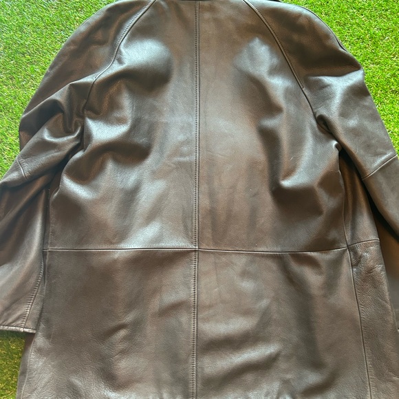 Men’s Danier Leather jacket (Brown) Size Large - Picture 4 of 9